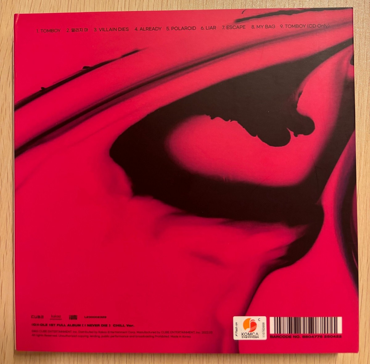 アイドゥル gidle INEVER DIE Album Ver. サイン入り アイドゥル gidle