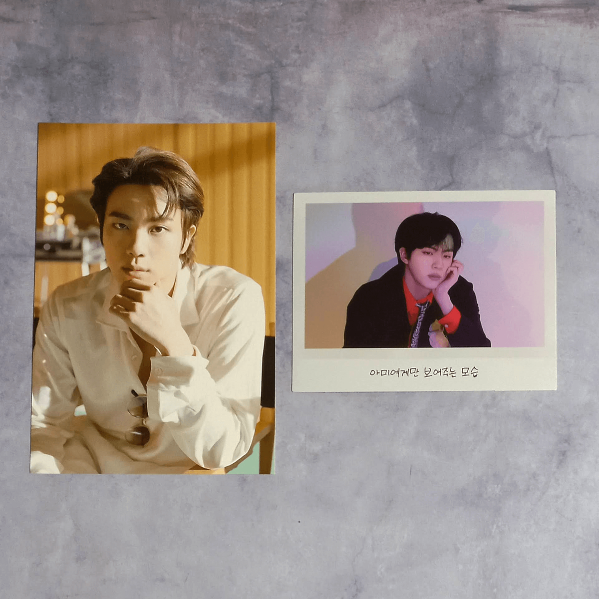 BTS MEMORIES OF 2021 DVD Postcard & 2021 Blu-ray Polaroid Photo