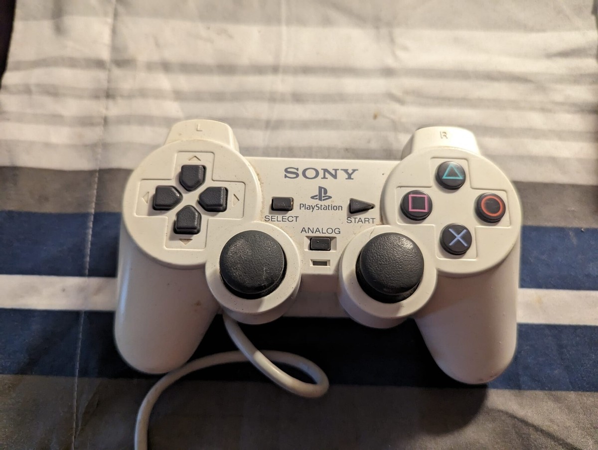 Sony PlayStation 2 Dual Shock 2 Controller White | eBay