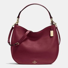 Coach 36026 Nomad Hobo Glove Tanned Leather Navy NWD for sale