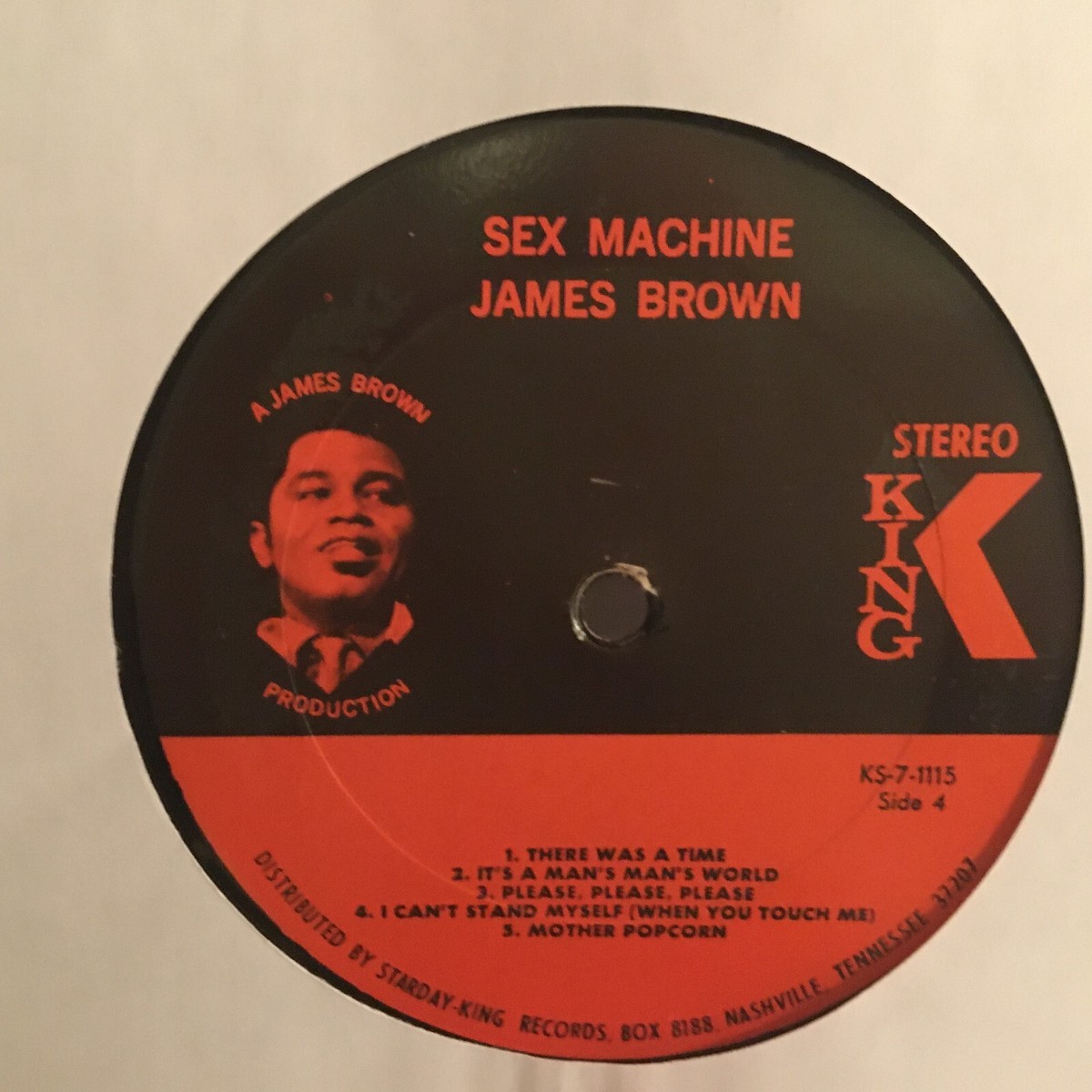 JAMES BROWN LP SEX MACHINE , RECFORDED LIVE AT HOME AUGUST