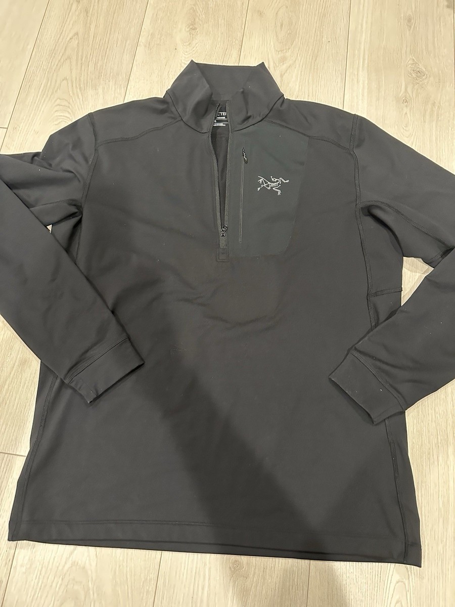 Arcteryx Rho LT Zip Neck Pullover Fleece Outdoors Hiking Men's