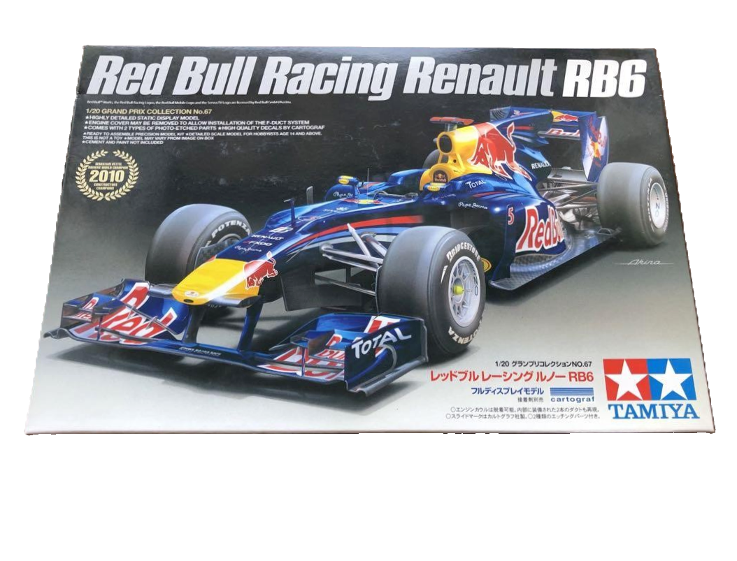 Tamiya 1/20 Red Bull Racing Renault RB6 F1 Grand Prix GP Brand New