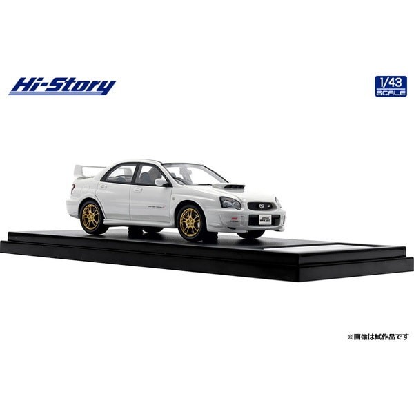 Hs433Wh 1/43 Subaru Impreza Wrx Sti 2002 Pure White Resin Cast