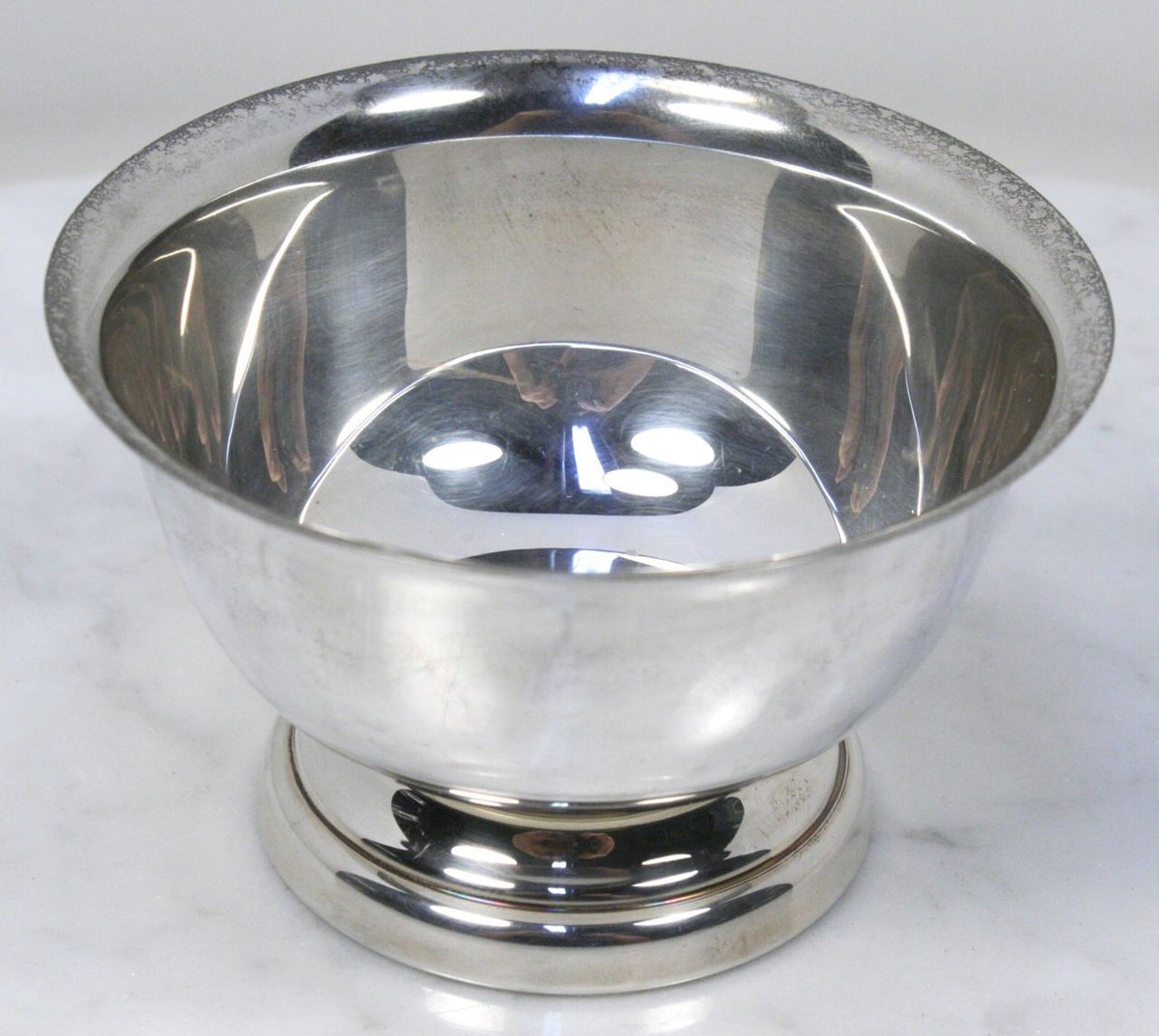 Vintage POOLE Silver Company 362 Fine Sterling Silver Bowl