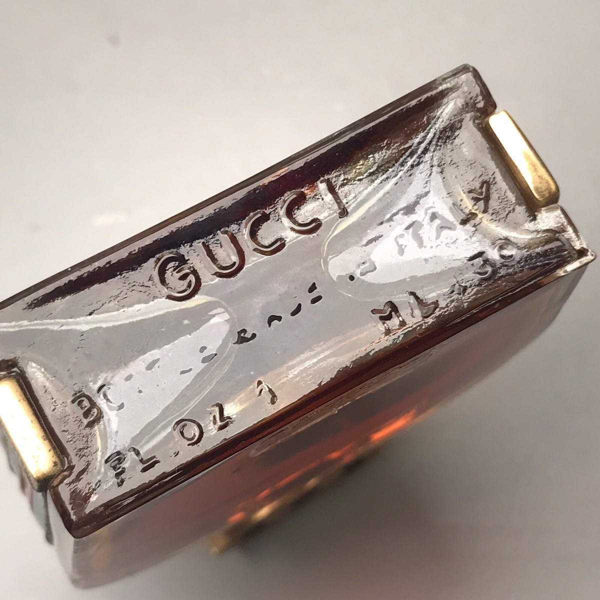 Rare Vintage 1970s Gucci Parfum 1 Pure Perfume 1.0oz/30ml Splash