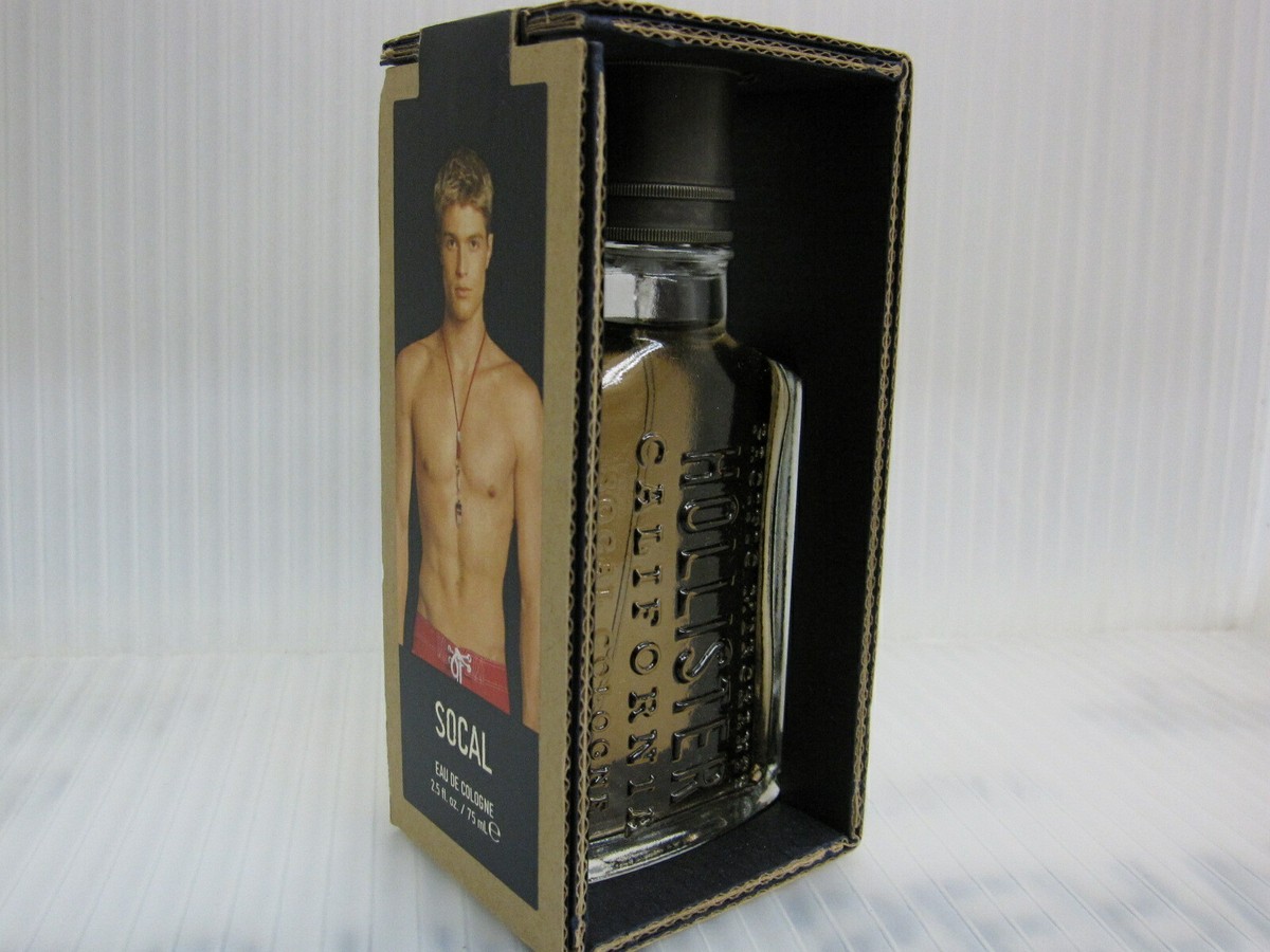 HOLLISTER SOCAL FOR MEN 2.5 FL oz / 75 ML Eau De Cologne Spray New