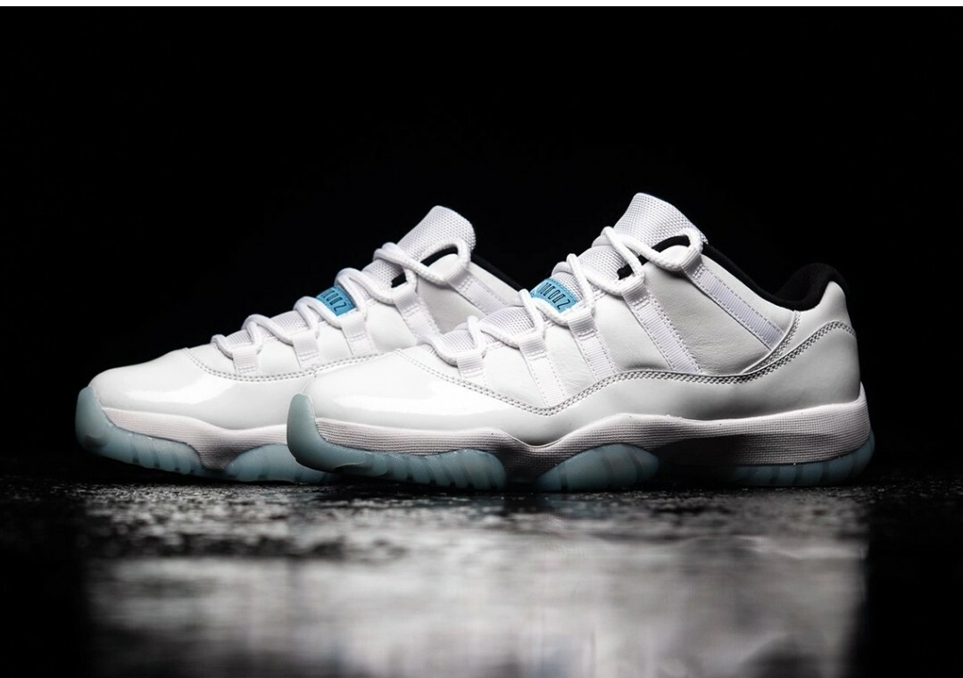 Nike Air Jordan 11 XI Retro Low Cool Legend Blue Women Size 5.5