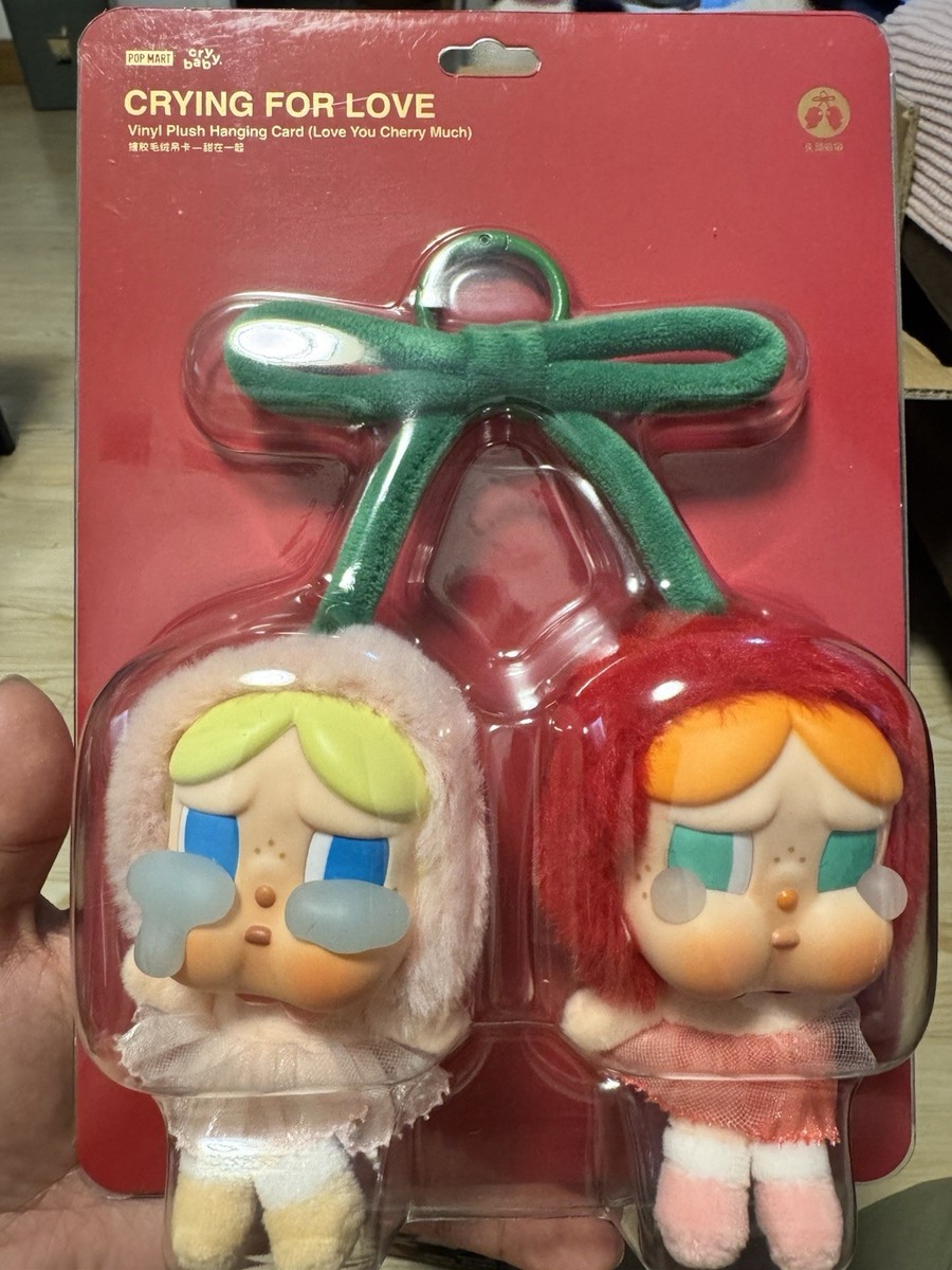 Popmart Crybaby Crying For Love Series Love You Cherry Much Plush