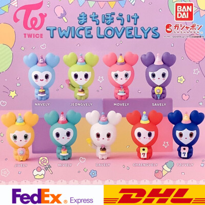 TWICE LOVELYS Machiboke Waiting Gacha Capsule Toy 9 kinds Japan