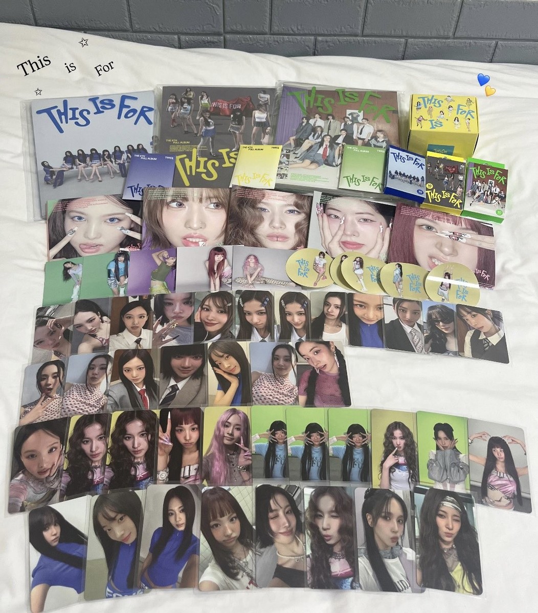 TWICE 4TH FULL ALBUM THIS IS FOR POB PHOTOCARD CONFETTI STANDARD