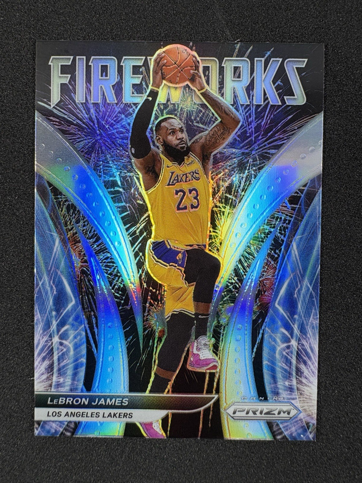 LeBron James 2021 Prizm #1 Fireworks - Silver Price Guide - Sports