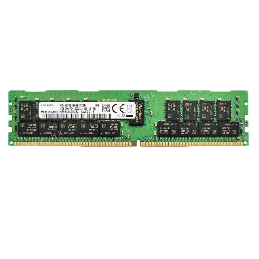 Samsung 3200MHz 32GB DDR4 PC4-3200AA Registered Server Memory