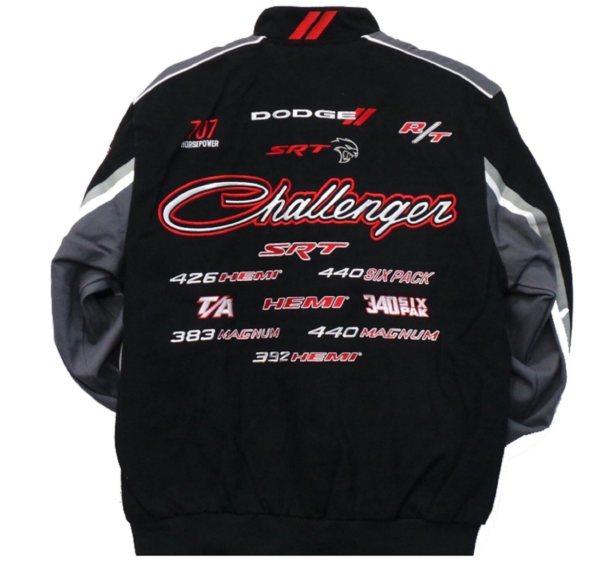 Authentic Dodge Challenger Racing Embroidered Cotton Jacket JH