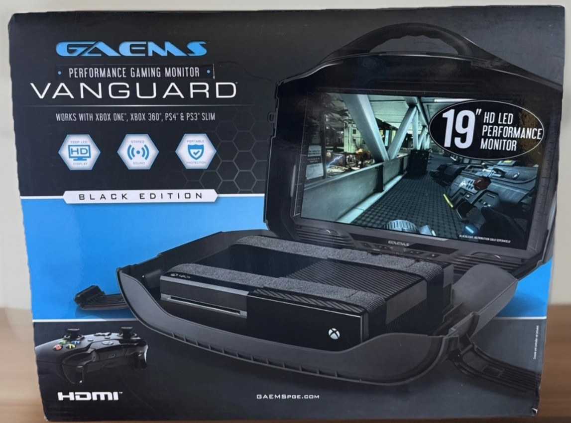 GAEMS Vanguard 19 inch HD720p Performance Gaming Monitor BLACK