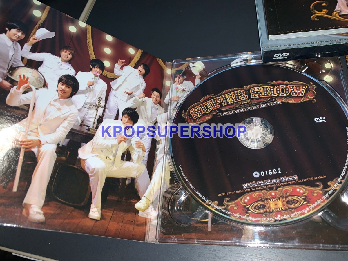 Super Junior The First Asia Tour Super Show DVD Great Rare OOP 1st