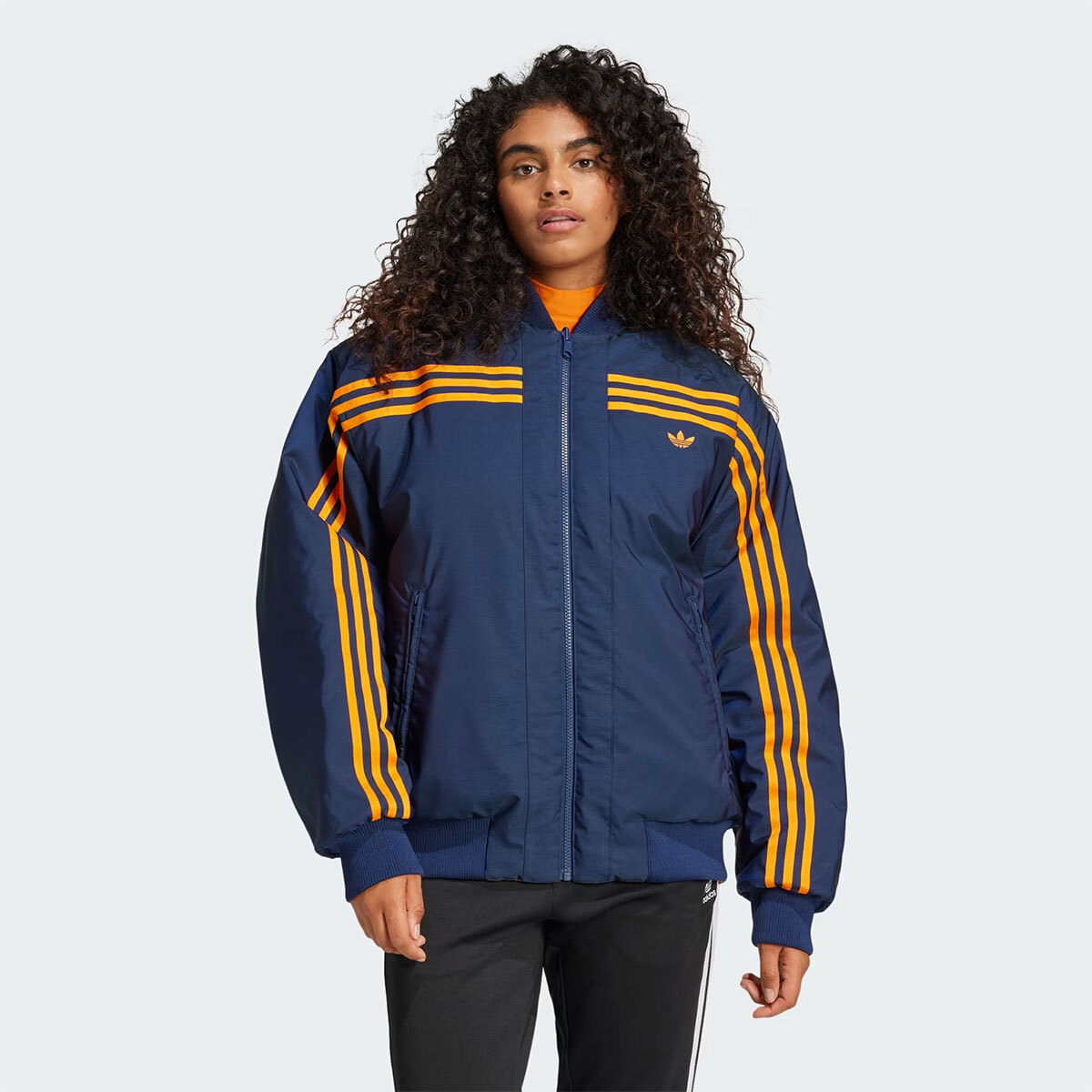 Adidas Originals Womens 70S REVERSIBLE OVERSIZED JACKET JN7657