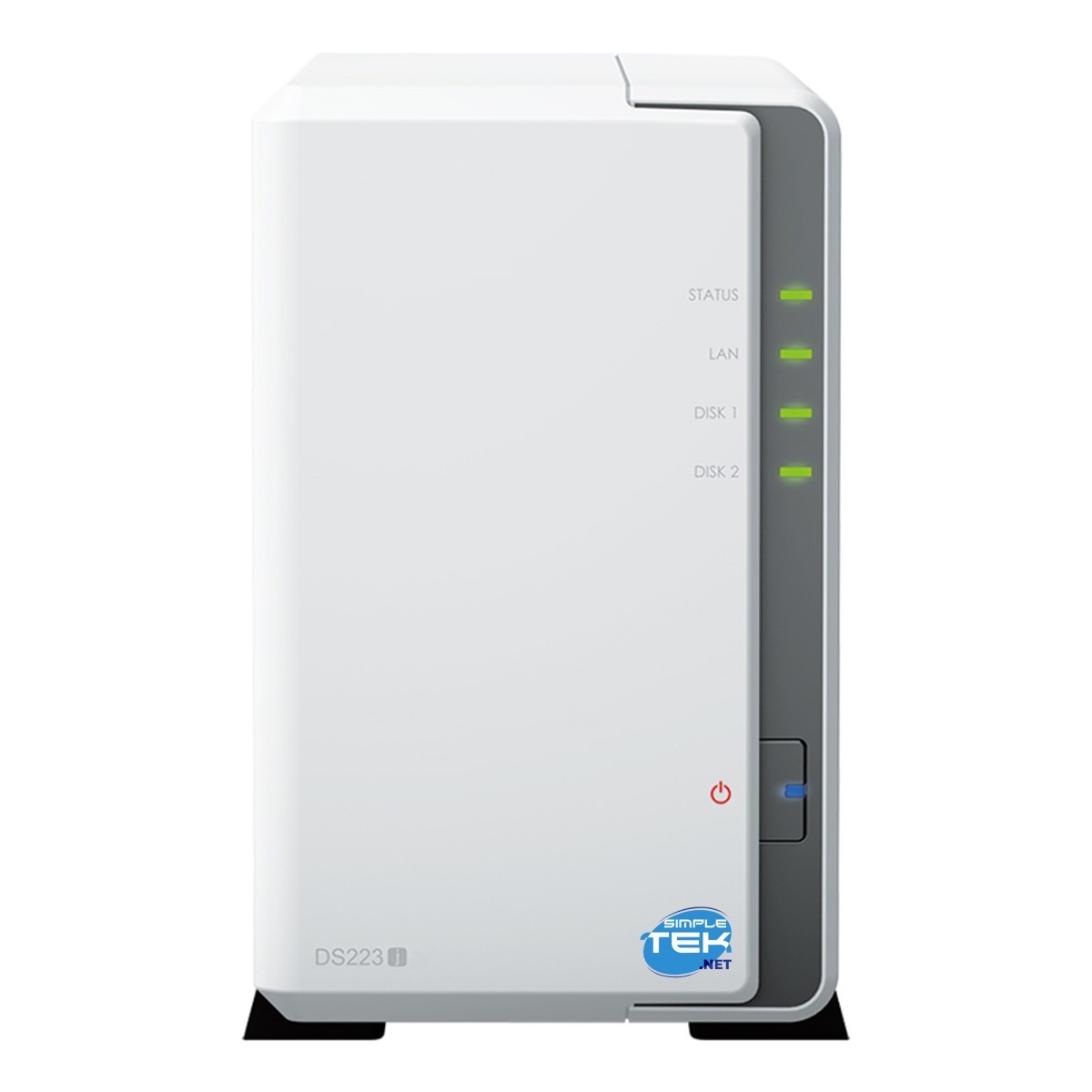 Synology DS223J NAS 2-Bay Dual HDD 4TB (2x2TB) SATA Ethernet LAN