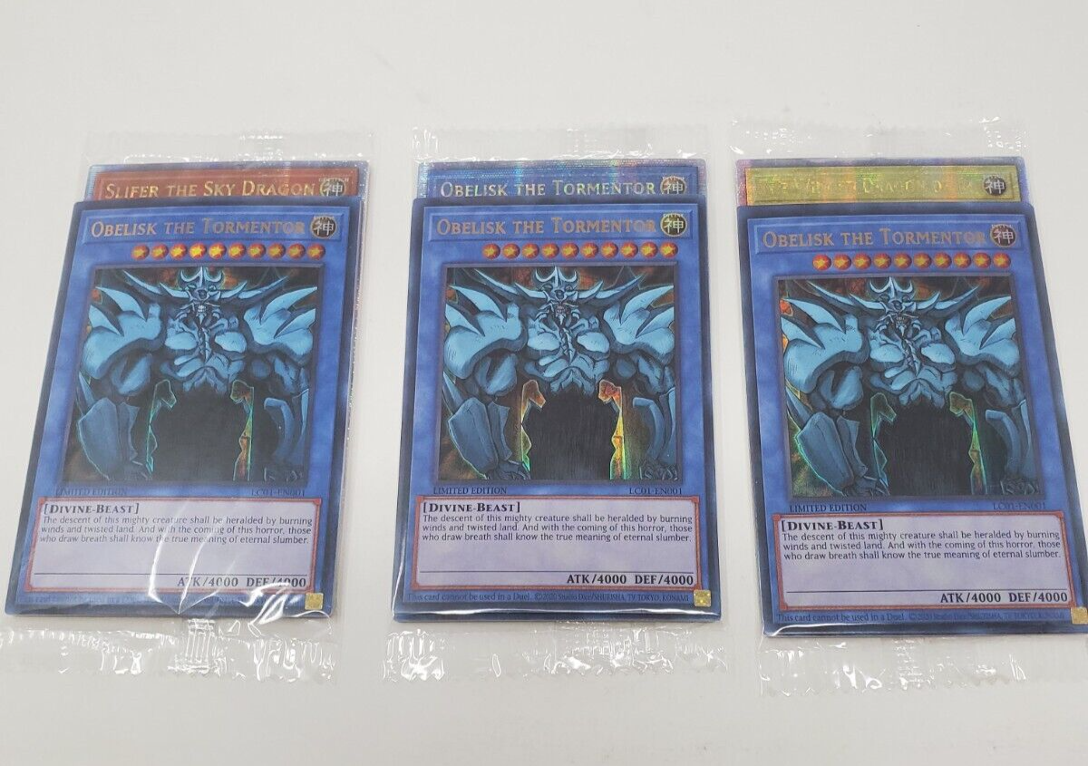 YuGiOh 25th Anniversary QUARTER CENTURY 25th SECRET RARE GOD CARDS