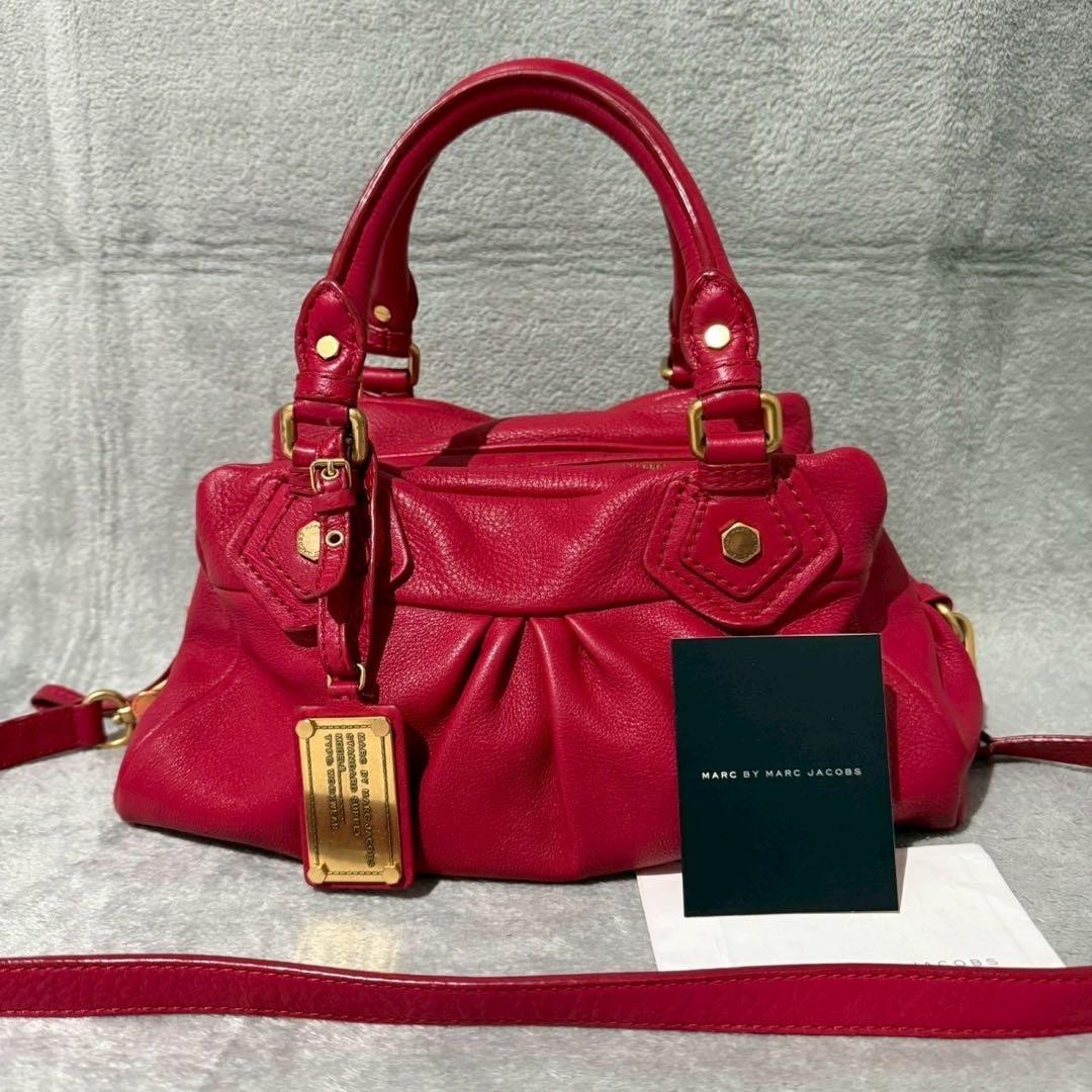 MARC BY MARC JACOBS Classic Q Baby Groovee 2way shoulder Bag Pink