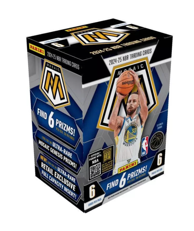 2024-25 Panini Mosaic Basketball NBA Trading Cards Blaster Box - 6