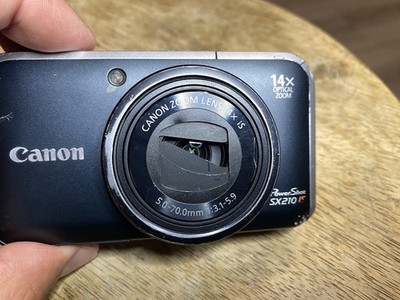 Canon PowerShot SX210 IS 14.1MP Digital Camera TESTED Working NO