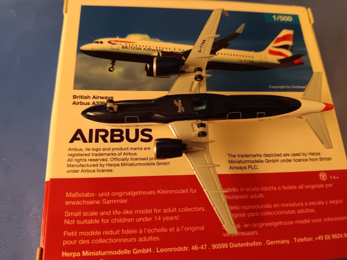 1:500 Herpa Wings British Airways A 320 Neo | eBay