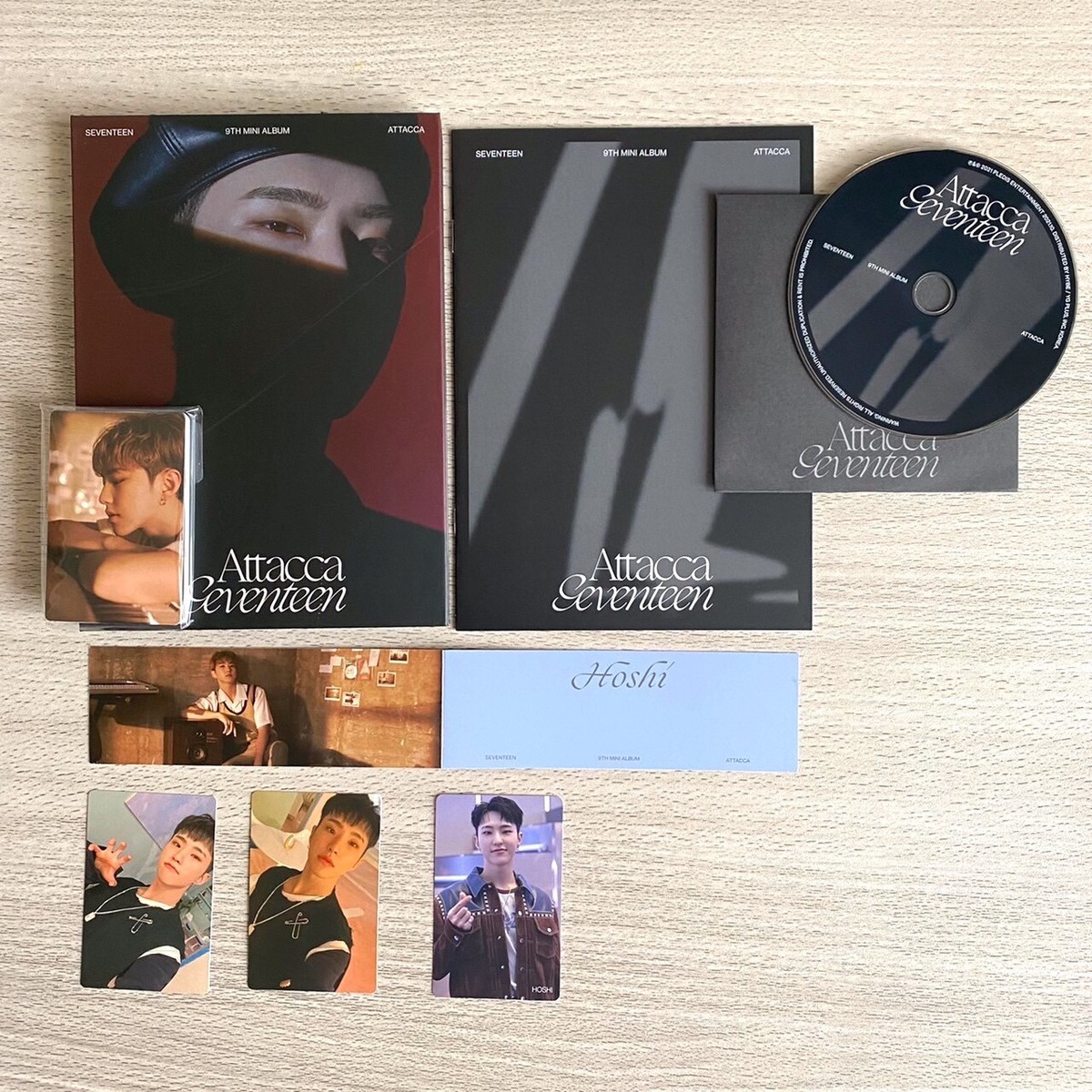 SEVENTEEN 9th mini album attacca carat ver. hoshi set + hoshi