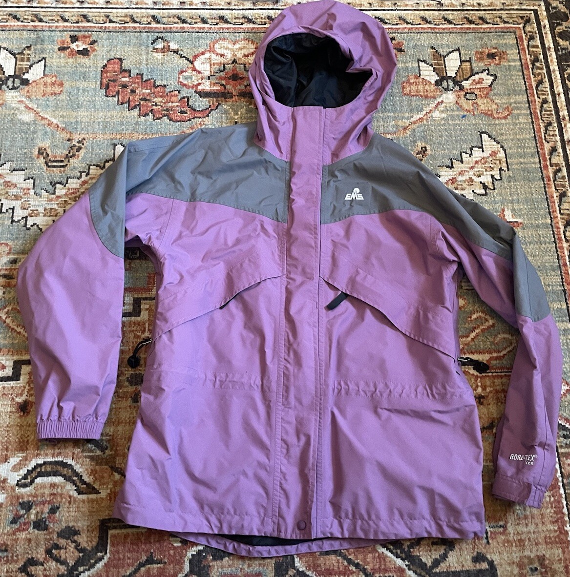 Eastern Mountain Sports EMS GORE-TEX XCR Shell Jacket Purple Gray