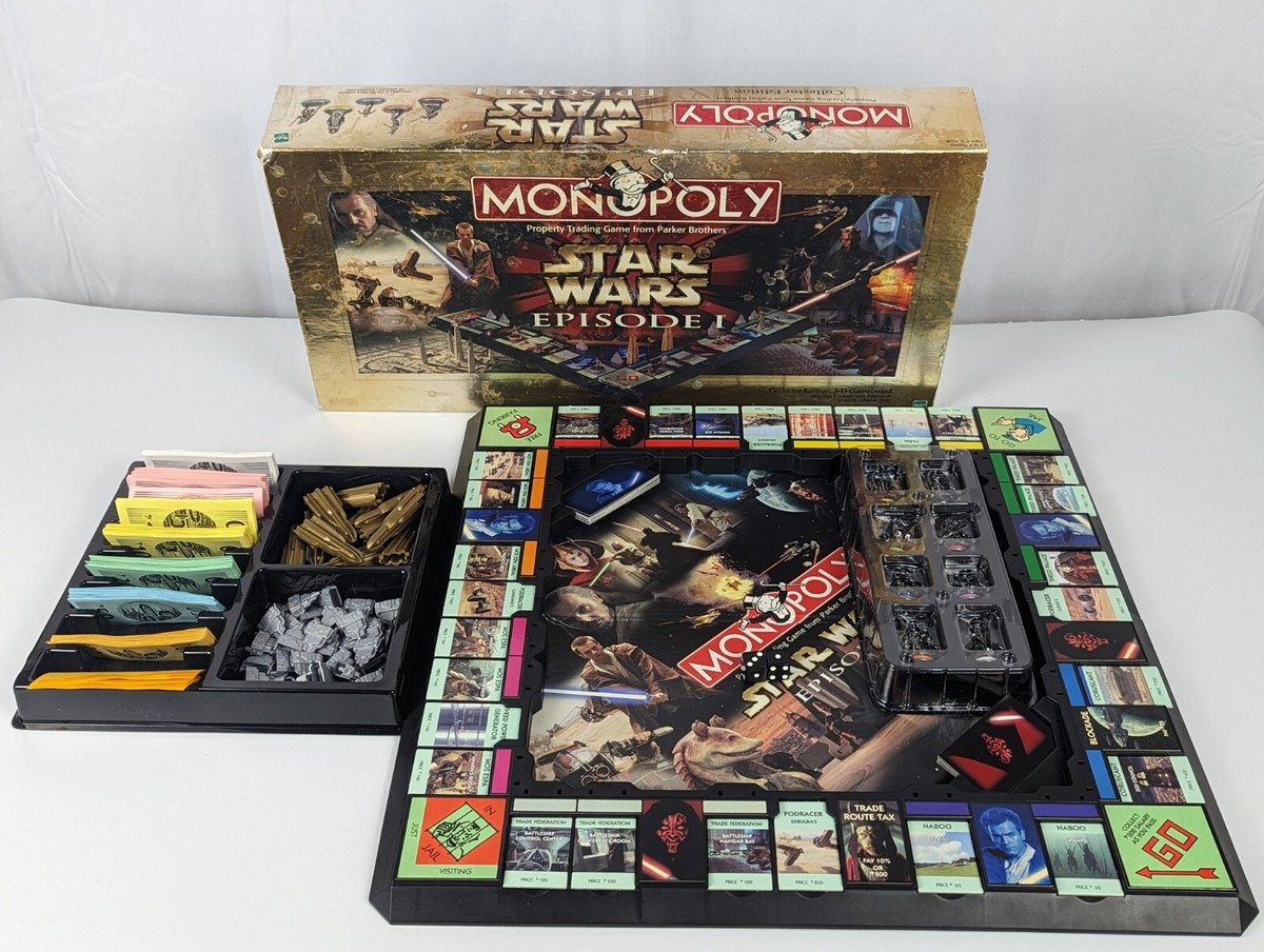 Star Wars Episode 1 Monopoly (3D Collector's Edition Game