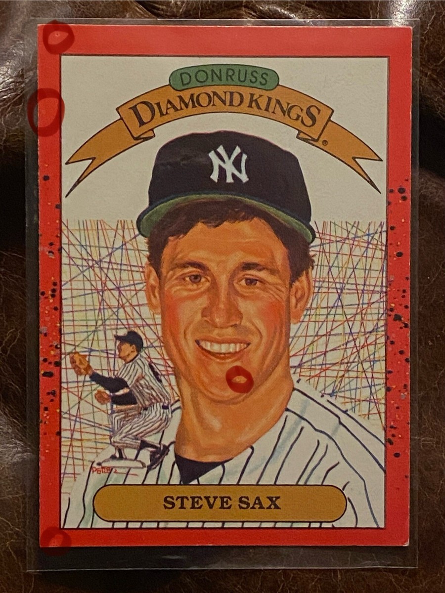 1990 Donruss 1 Of 1 Steve Sax DIAMOND KINGS RARE Card With