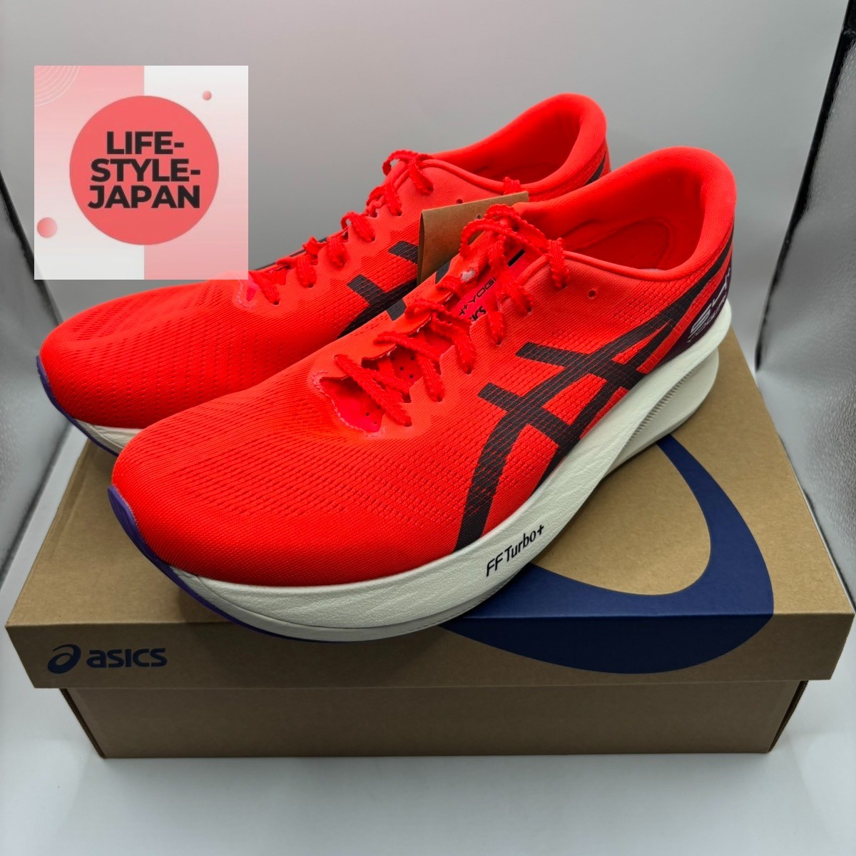 ASICS S4+ YOGIRI STANDARD 1013A158 600 Flash Red/Carrier Grey Men