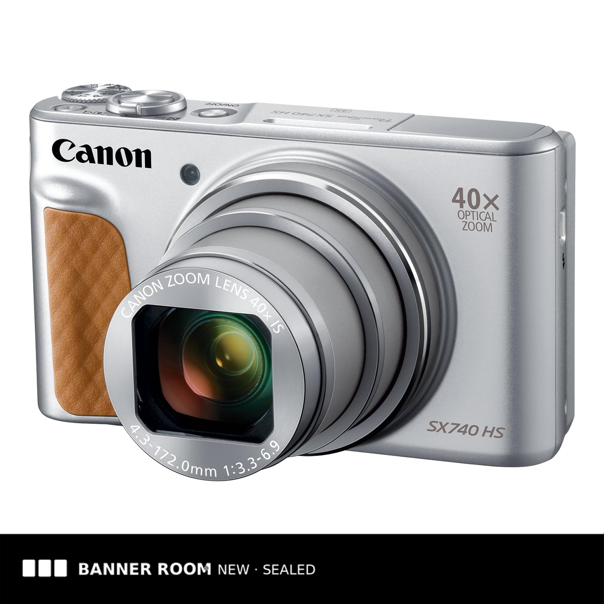 Canon PowerShot SX740 HS Silver 40x Zoom 4K Vlogging Camera USA