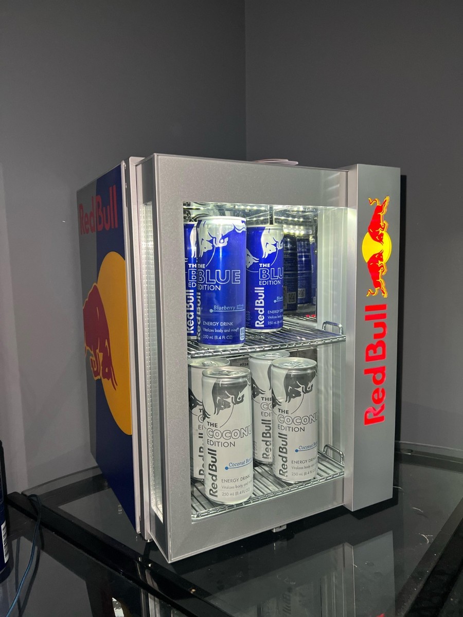 Red Bull Mini Fridge Baby Cooler 2020 RB-BC2020 Eco LED NEW SEALED