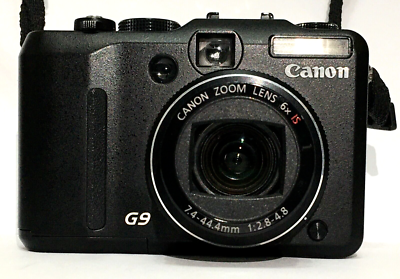 Canon PowerShot G9 12.1MP Digital Camera - Black for sale online
