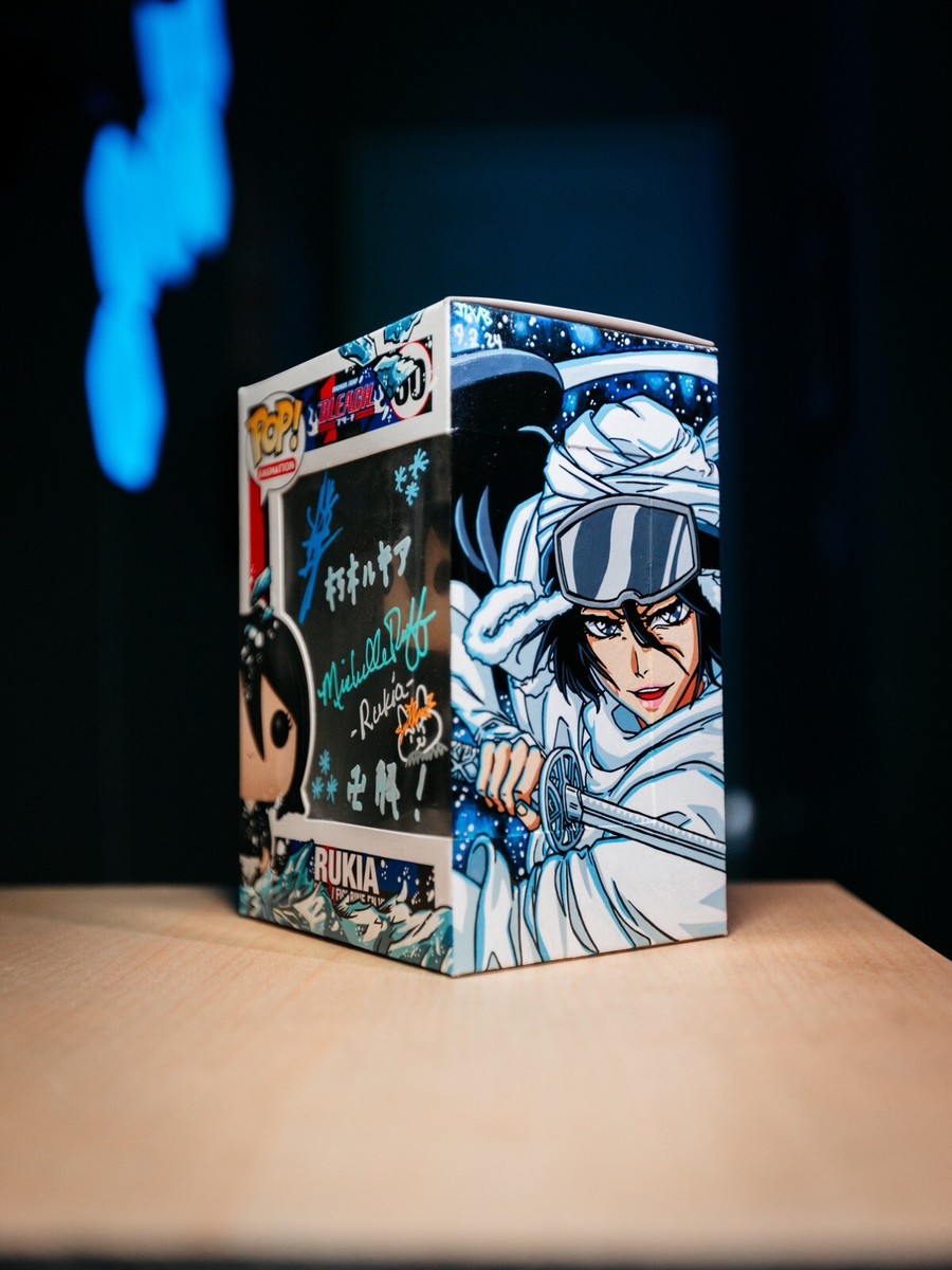 Funko Rukia Kuchiki Signed Fumiko Orikasa Michelle Ruff Custom Art