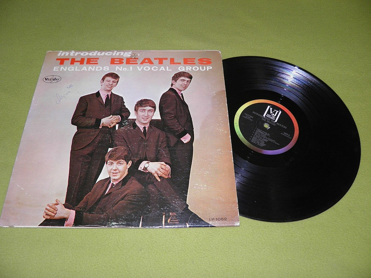 Introducing The Beatles RARE George's Shadow Original 1964 VJLP