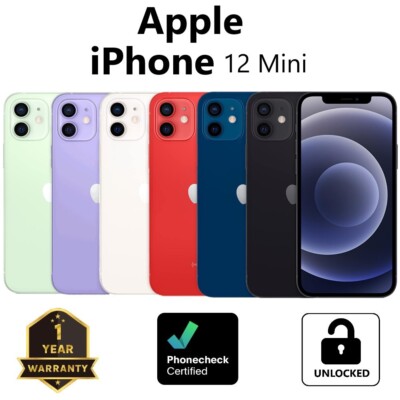 Apple iPhone 12 mini - 64 GB | 128GB | 256GB (Unlocked) Smartphone