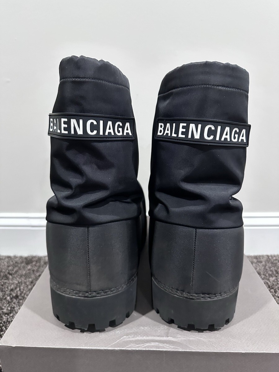 Balenciaga Alaska Low Nylon Black Ski Snow Boot | eBay