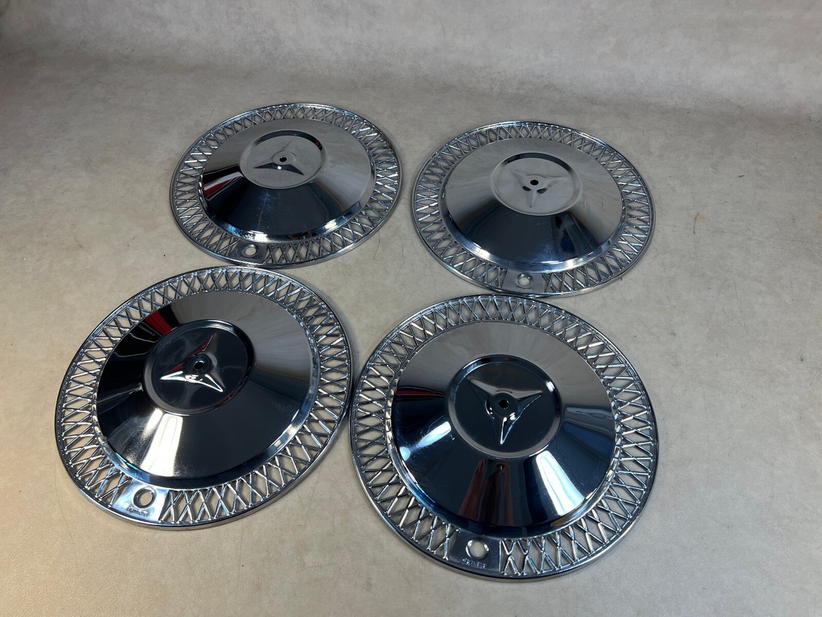 NEW Original Lada VAZ Zhiguli 2101 Chrome Wheel caps Cover SET