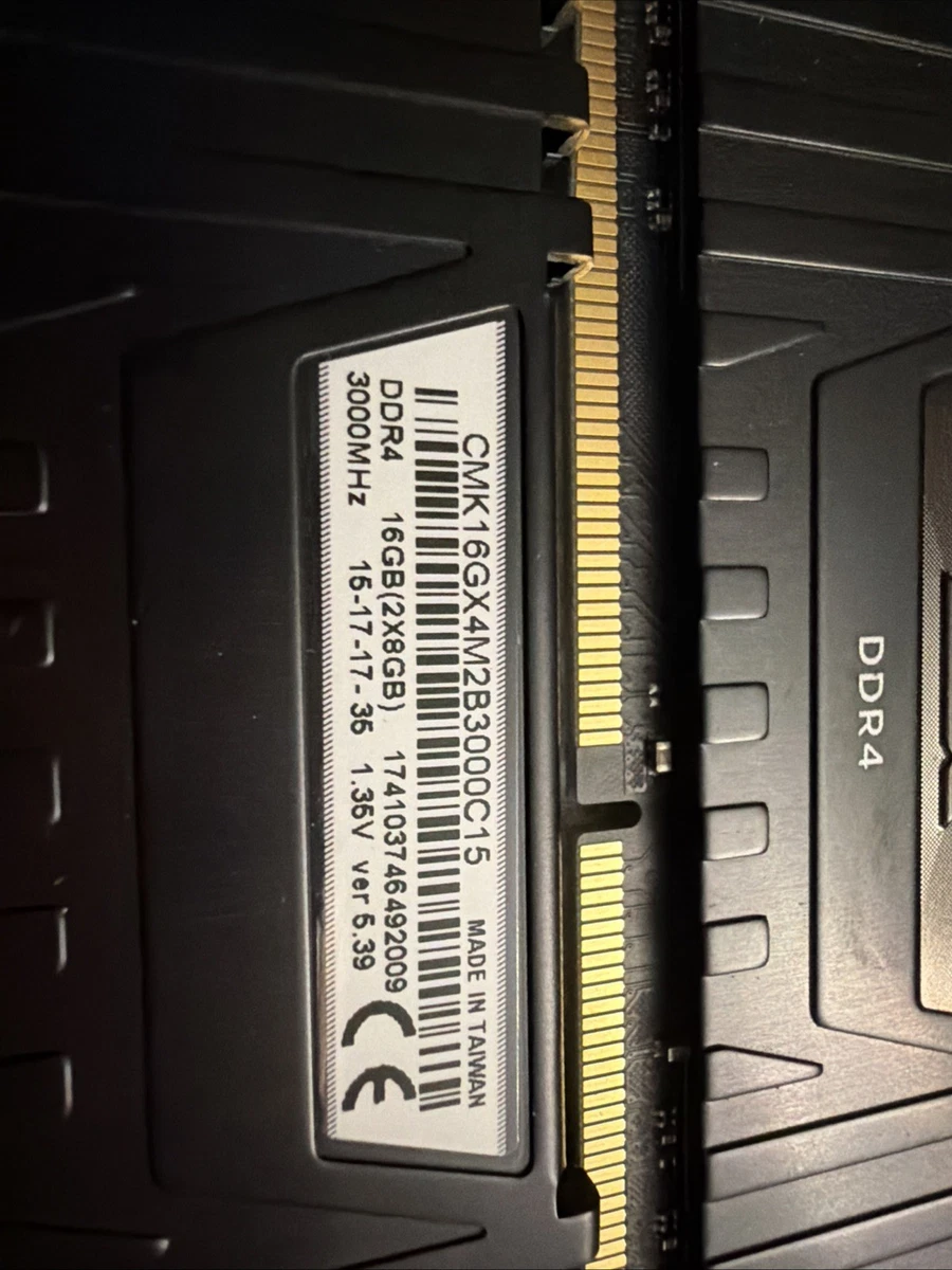 Corsair PC4-24000 (DDR4-3000) Bus Speed DDR4 SDRAM Memory (RAM