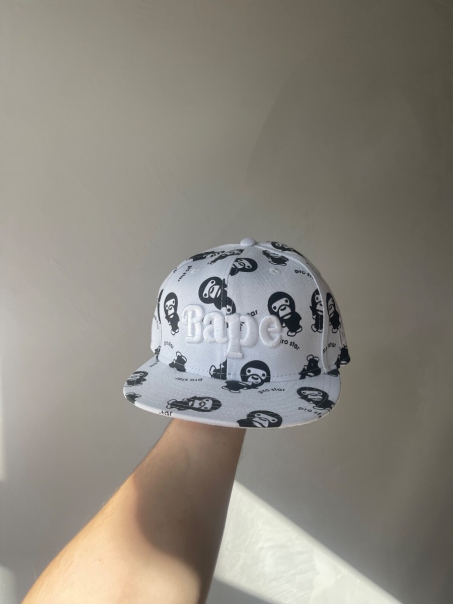 Vintage Bape Red Cap Hat Rare 00s A Bathing Ape Aape snapback | eBay