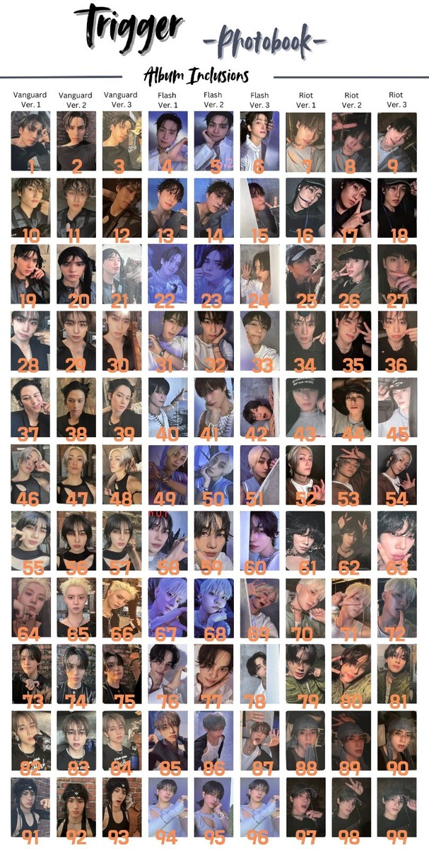 TBZ THE BOYZ - Album Trigger platform VER. PHOTO CARD PHOTOCARD