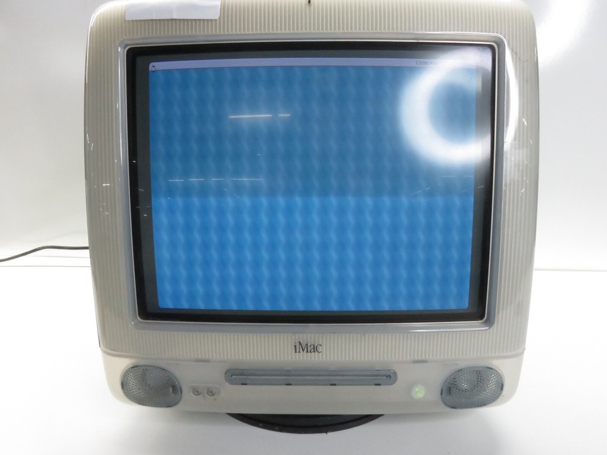 Apple M5521 iMac G3 Graphite PPC G3 500MHz 256MB Ram 28GB HDD Mac