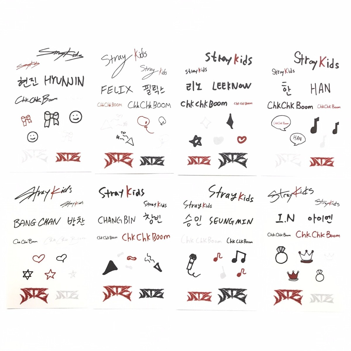 STRAY KIDS] ATE / Chk Chk Boom / NEMO Ver. JYP Shop POB Gift