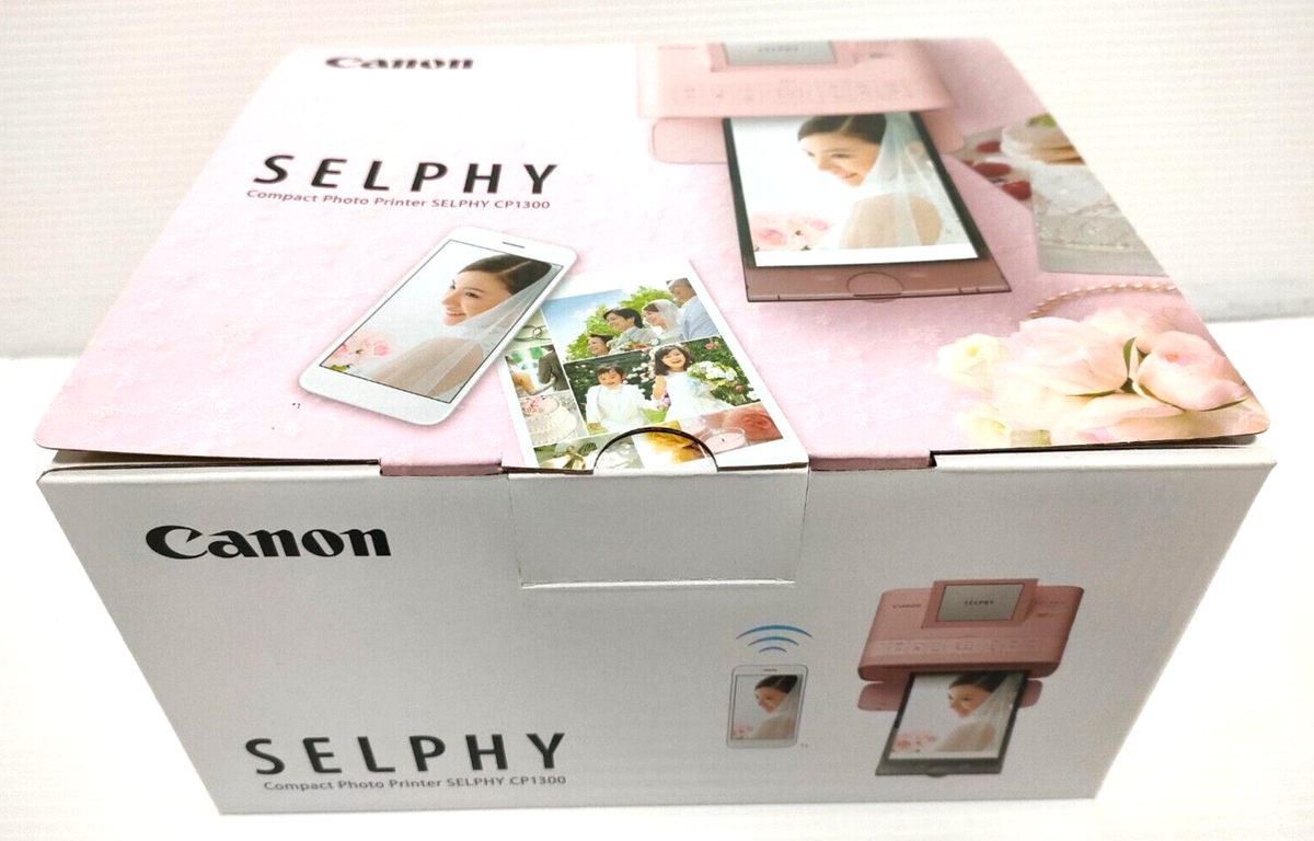 CANON Compact Photo Printer SELPHY CP1300PK Pink Picuture