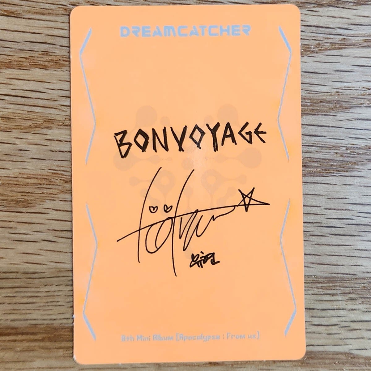 Yoohyeon Official Photocard Dreamcatcher Mini 8th Album Apocalypse