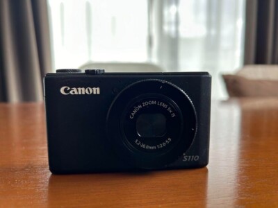 Canon PowerShot S110 12.1MP Digital Camera with 3-Inch LCD (Black