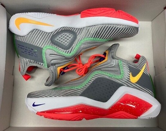 Nike Lebron Soldier XIV,Men's Various Sizes,LT Smoke Grey/Orange