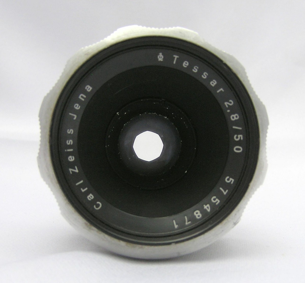 SILVER CARL ZEISS JENA TESSAR 50mm F2.8 LENS - M42 MOUNT | eBay